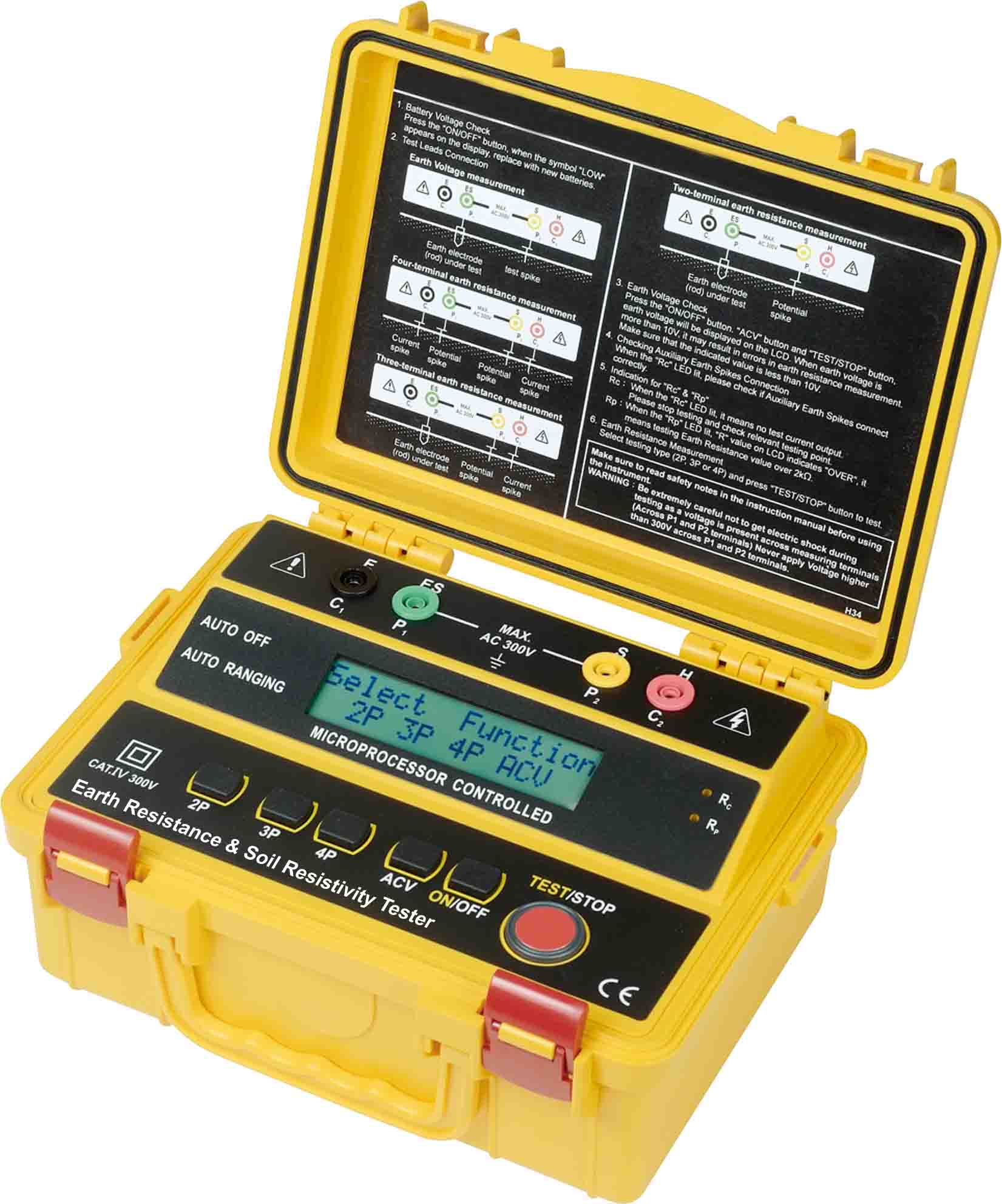 “KUSAMMECO” EARTH RESISTANCE & SOIL RESISTIVITY TESTER MODEL KM