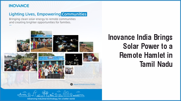 Inovance India Brings Solar Power to a Remote Hamlet in Tamil Nadu